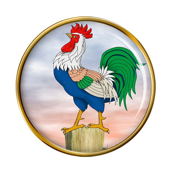 Cockerel Pin Badge