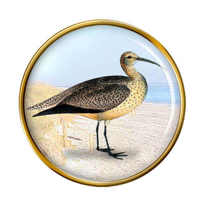 Curlew Pin Badge