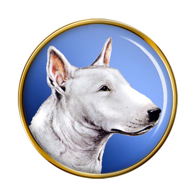 English Bull Terrier Pin Badge