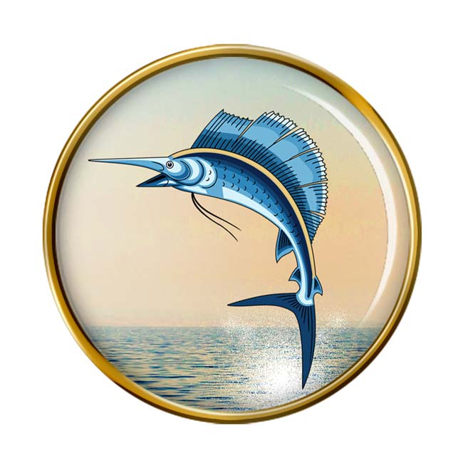 Marlin Pin Badge