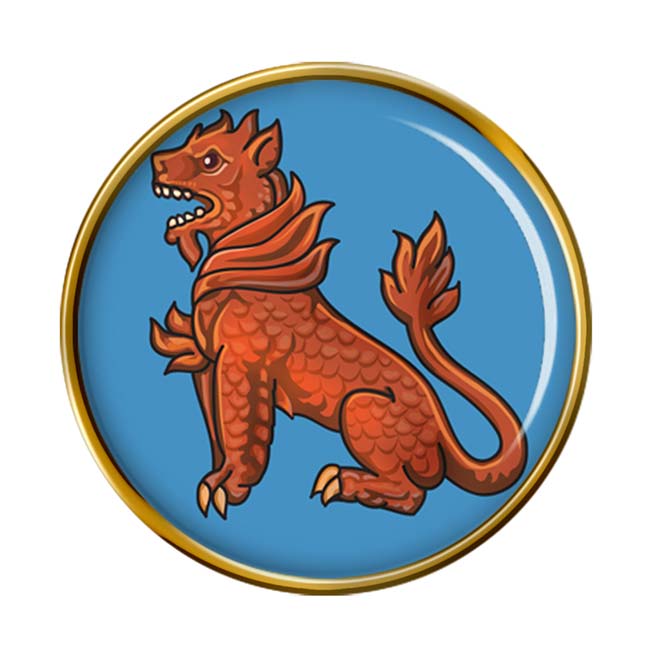 Sri Lankan Lion Pin Badge