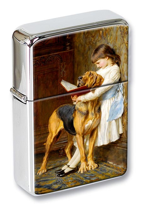 Compulsory Education by Charles Barber Flip Top Lighter