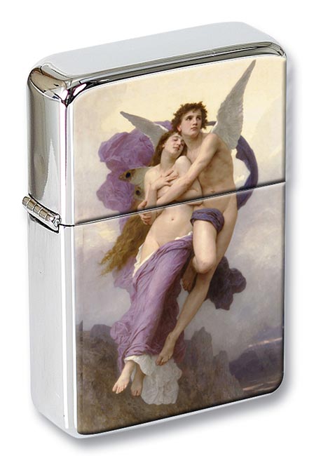Cupid and Psyche by Bouguereau Flip Top Lighter