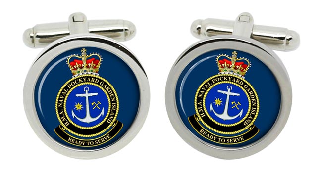 HMAND Garden Island Royal Australian Navy Cufflinks in Box