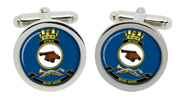 HMAS Attack Royal Australian Navy Cufflinks in Box