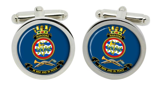 HMAS Manoora Royal Australian Navy Cufflinks in Box