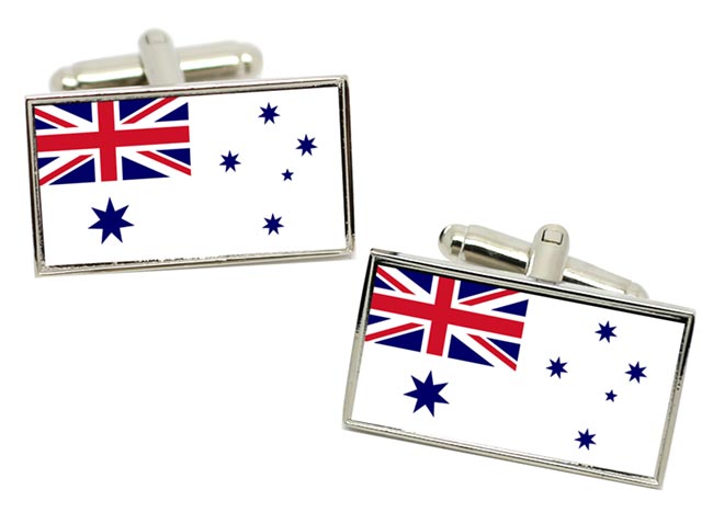 Royal Australian Navy Flag Cufflinks in Box