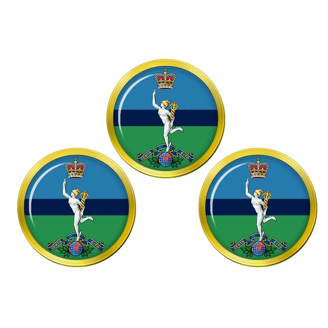 UK Gift Shop Royal Corps of Signals, British Army ER Golf Ball Markers