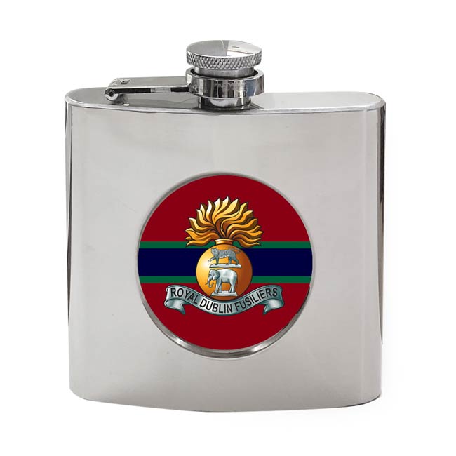 UK Gift Shop Royal Dublin Fusiliers, British Army Hip Flask
