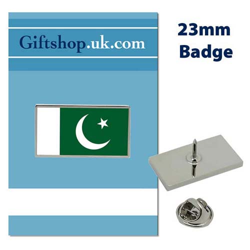 UK Gift Shop Pakistan Flag Pin Badge