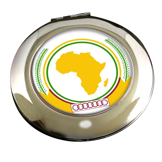 African-Union Round Mirror