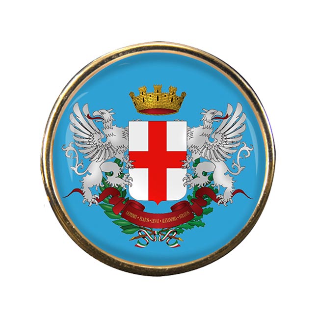 Alessandria (Italy) Round Pin Badge