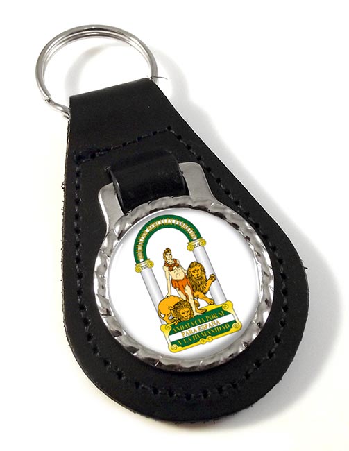 Andalusia Andalucía (Spain) Leather Key Fob