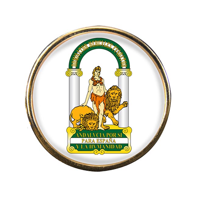 Andalusia Andalucía (Spain) Round Pin Badge