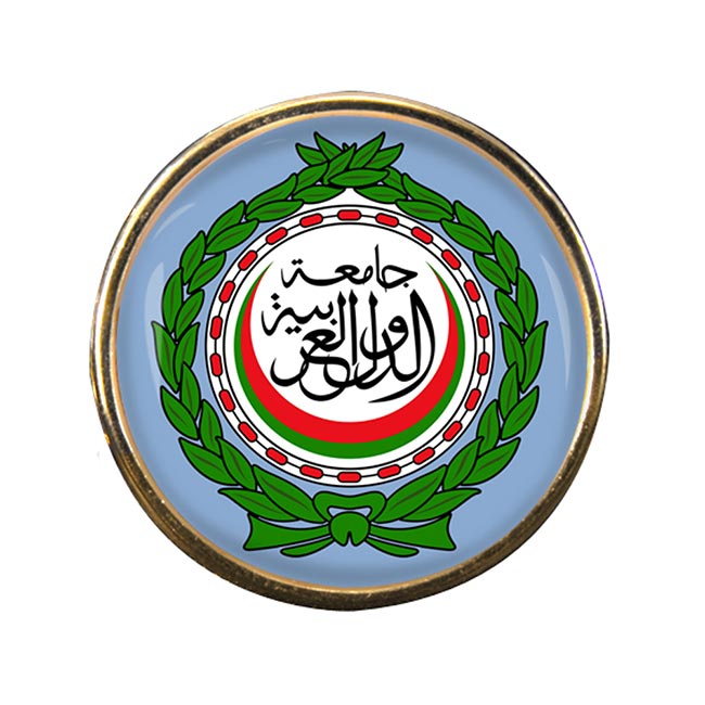Arab League Round Pin Badge
