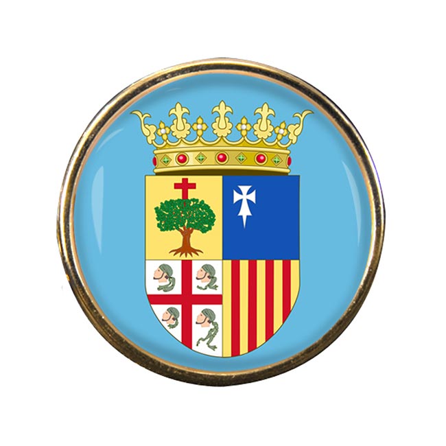 Aragon (Spain) Round Pin Badge