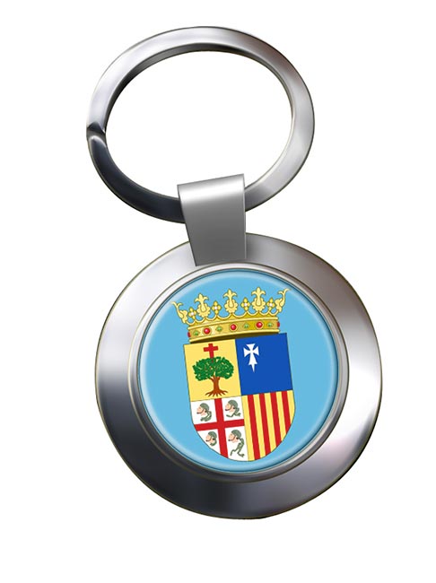 Aragon (Spain) Metal Key Ring