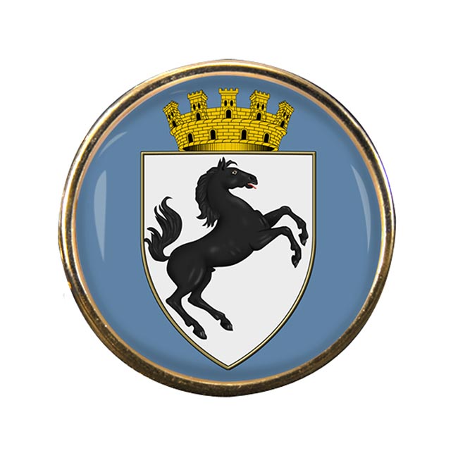 Arezzo (Italy) Round Pin Badge