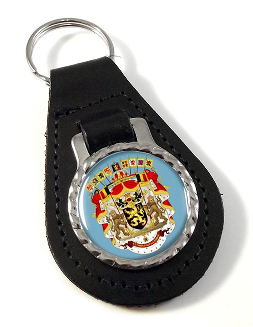 Royaume de la Belgique (Belgium) Leather Key Fob