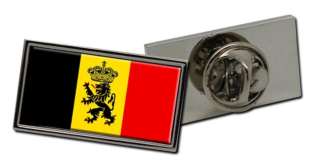Staatsvlag van Belgie (Belgium) Flag Pin Badge