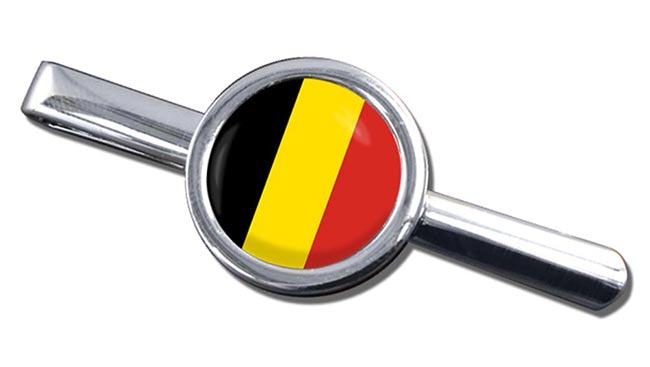 Belgique Belgie (Belgium) Round Tie Clip