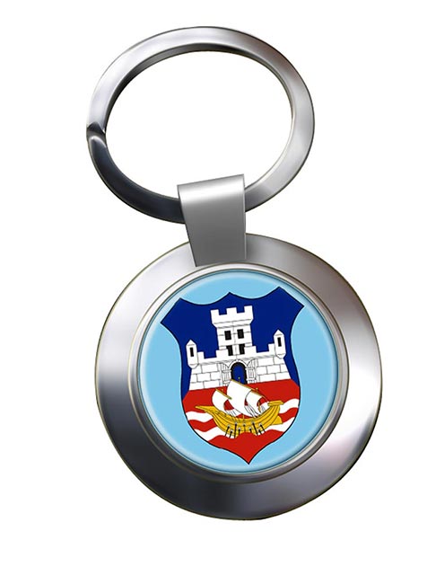 Belgrade (Serbia) Metal Key Ring