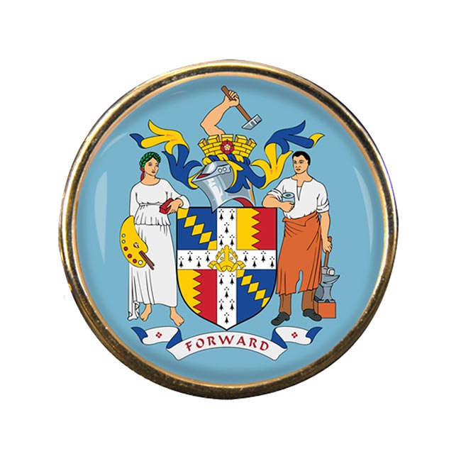 Birmingham (England) Round Pin Badge