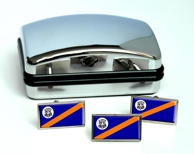 Bophuthatswana Flag Cufflink and Tie Pin Set