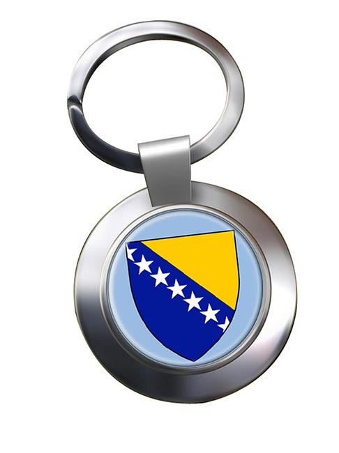 Bosnia and Herzegovina Metal Key Ring