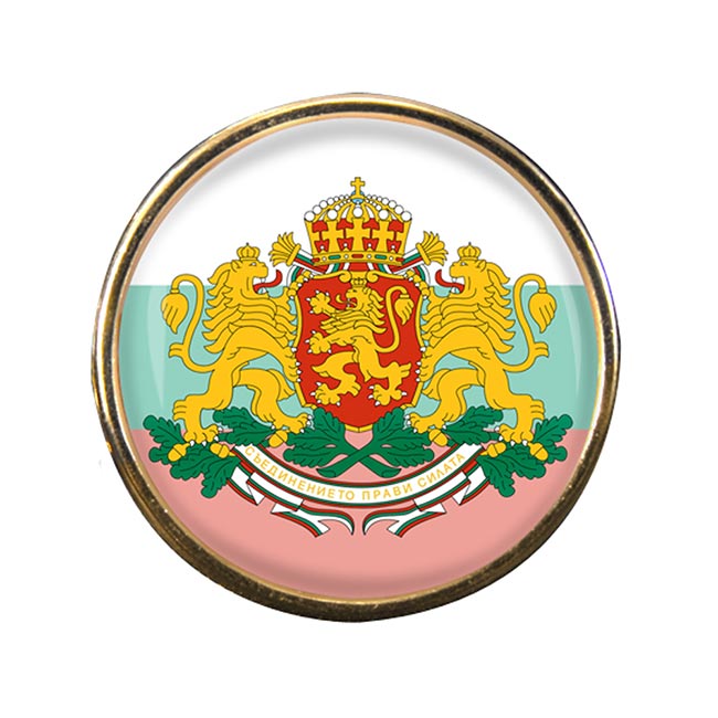 Bulgaria Round Pin Badge
