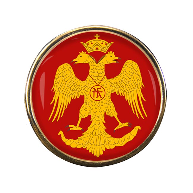Byzantium Round Pin Badge