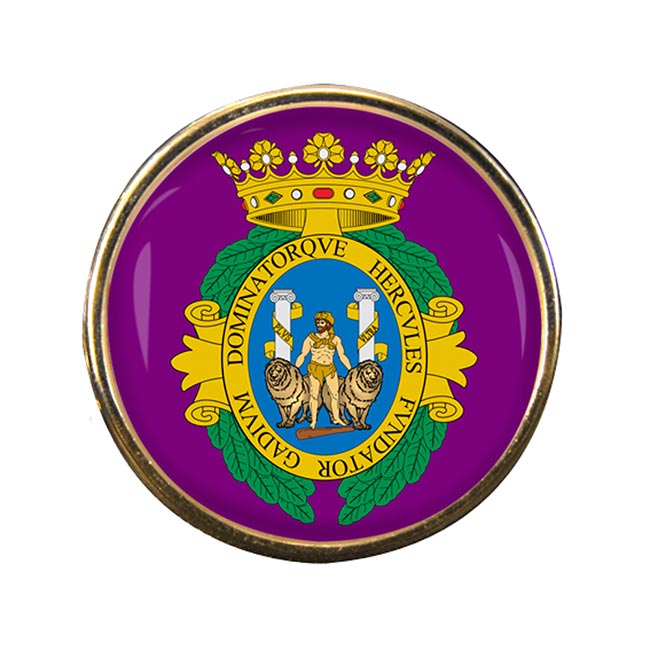 Cadiz Ciudad (Spain) Round Pin Badge