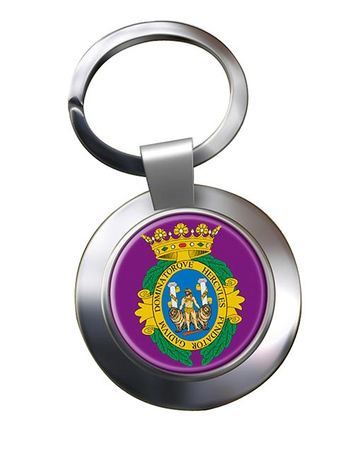 Cadiz Ciudad (Spain) Metal Key Ring
