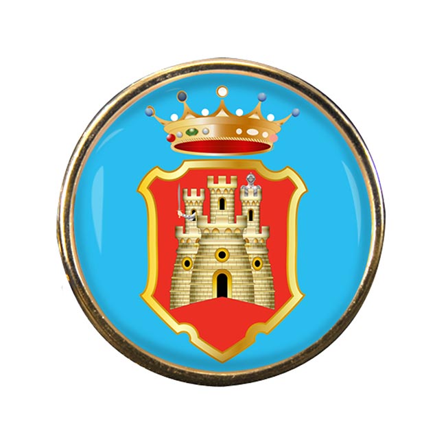 Caltanissetta (Italy) Round Pin Badge