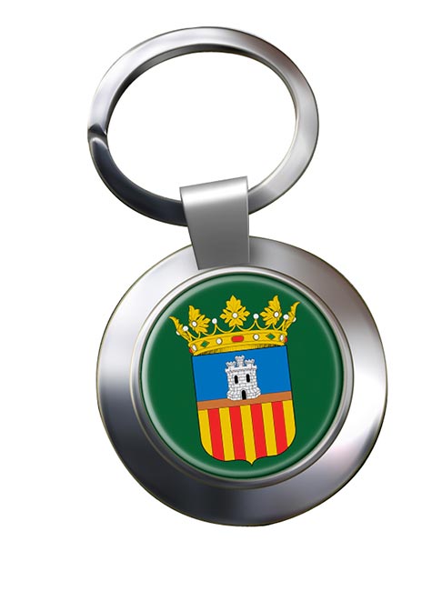 Castellon (Spain) Metal Key Ring