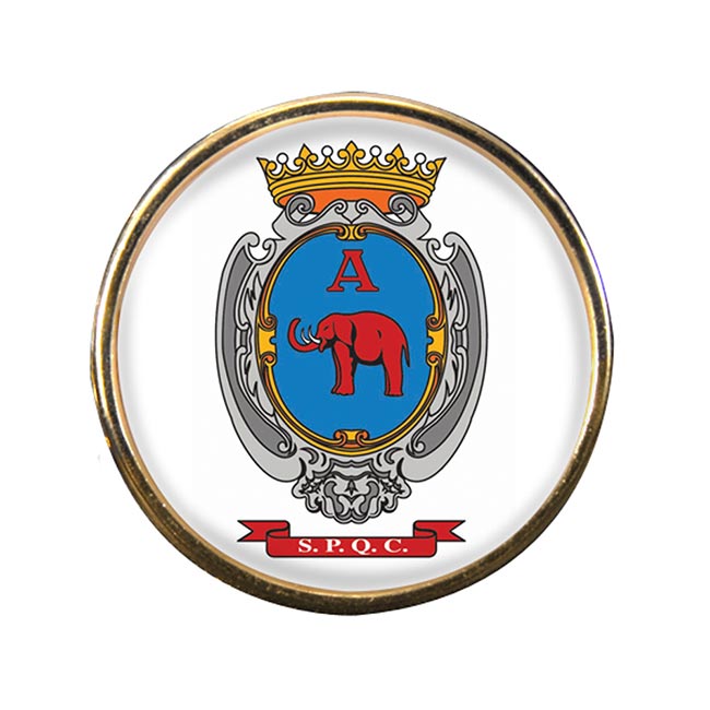Catania (Italy) Round Pin Badge