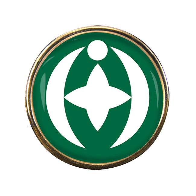 Chiba (Japan) Round Pin Badge