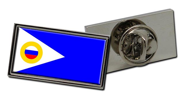 Chukotka Okrug Flag Pin Badge