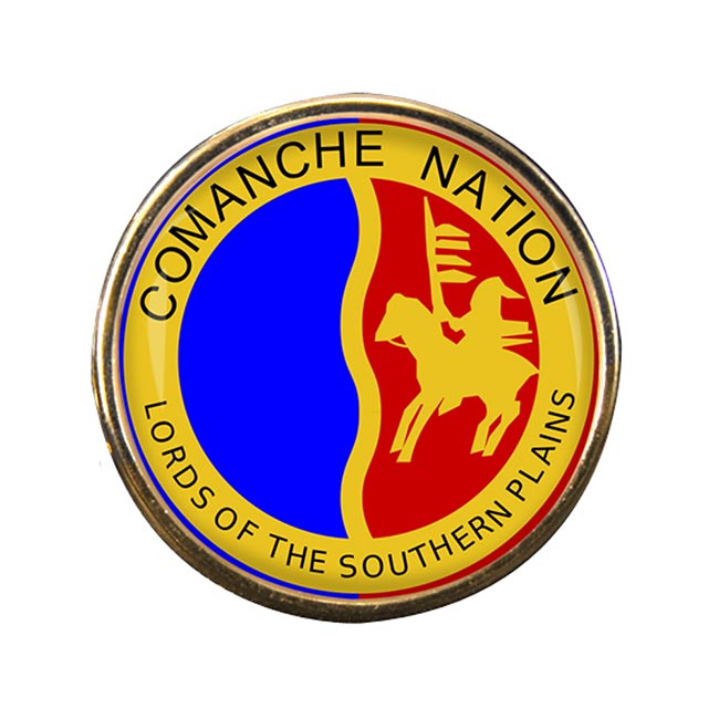 Comanche Nation (Tribe) Round Pin Badge