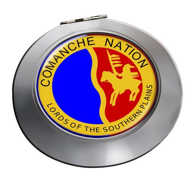 Comanche Nation (Tribe) Round Mirror
