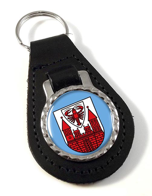 Cottbus (Germany) Leather Key Fob