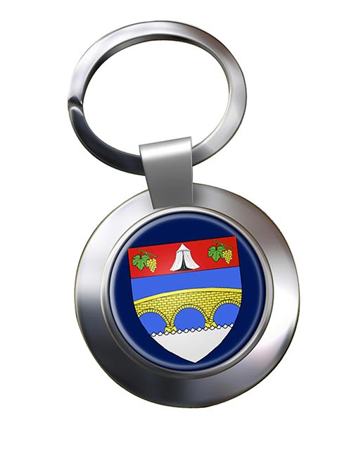 Courbevoie (France) Metal Key Ring