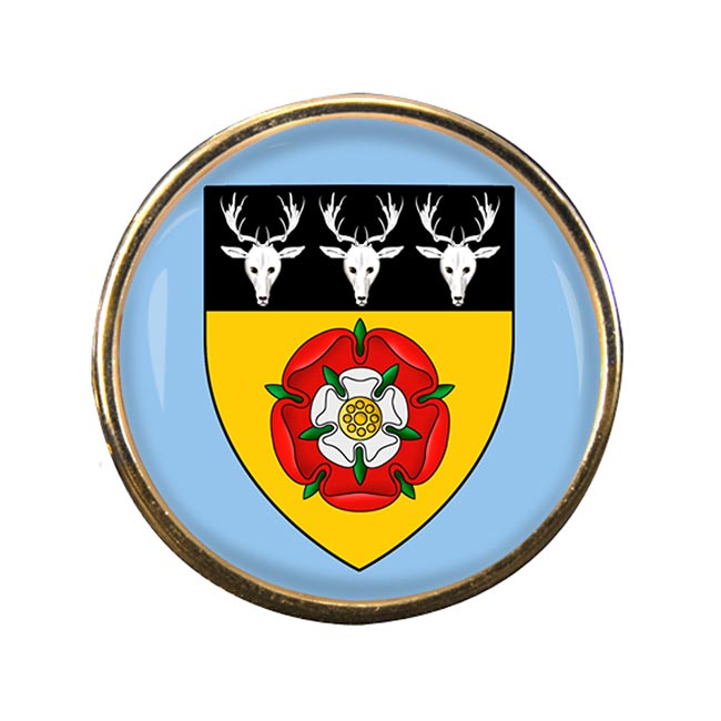 Derbyshire (England) Round Pin Badge