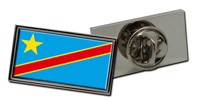 Democratic Republic of the Congo Flag Pin Badge