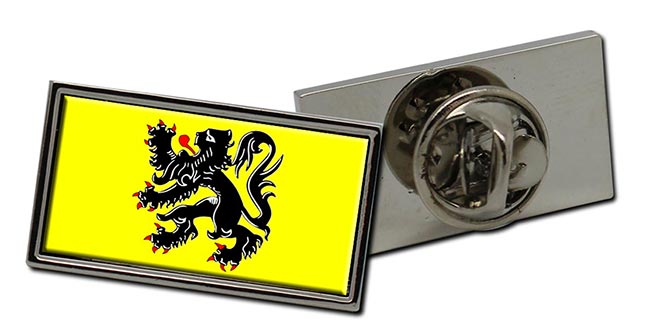 Vlaanderen Flandre (Belgium) Flag Pin Badge