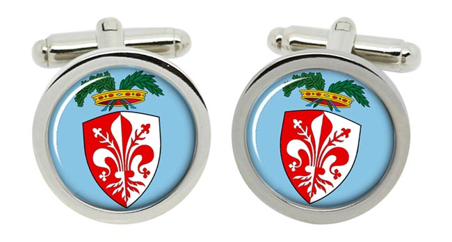 Florence Firenze (Italy) Cufflinks in Chrome Box