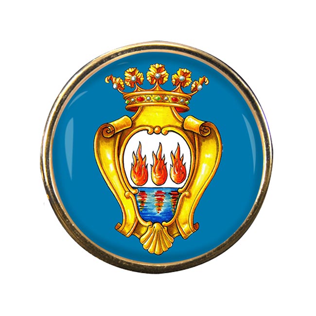 Foggia (Italy) Round Pin Badge
