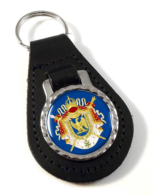 Grandes Armes Imperiales (France) Leather Key Fob