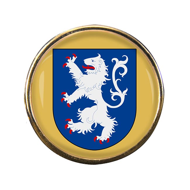 Halland (Sweden) Round Pin Badge