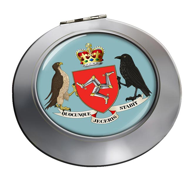 Isle of Man Coat of Arms Round Mirror